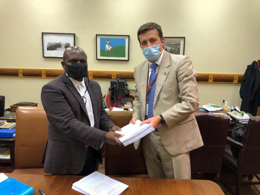 adrian roose handing over passport petition