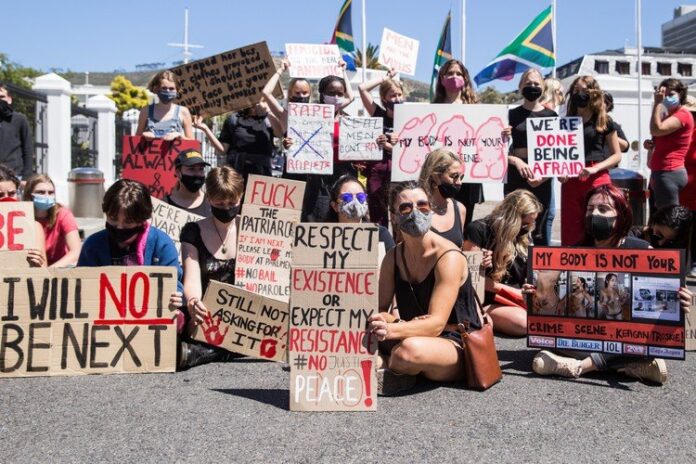 gbv gender based violence cape town protest