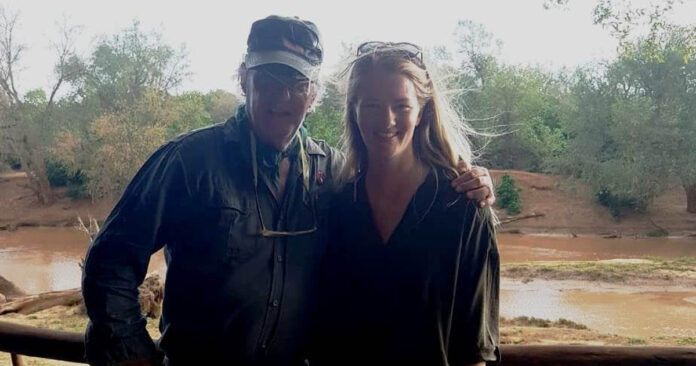 john-varty-and-daughter-savannah john-varty-kruger national park savannah