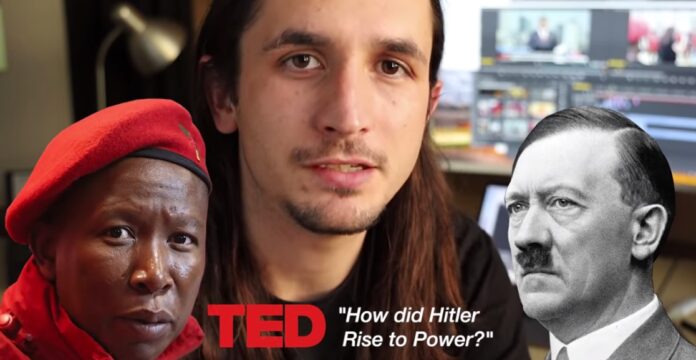 malema vs hitler EFF Julius Malema vs hitlet