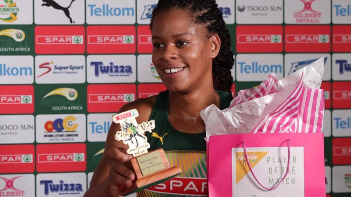 netball south africa player of the match South Africa beats Malawi Netball