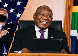 ramaphoa telehone call joe biden south african president and us president-elect