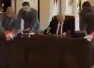 Trump eviction comedy skit video
