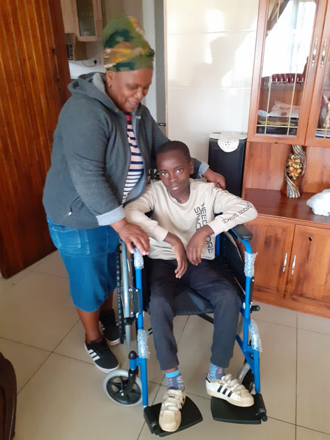 Beneficiary_Tsepo Bota and his mom Malibakiso from Buhle Park