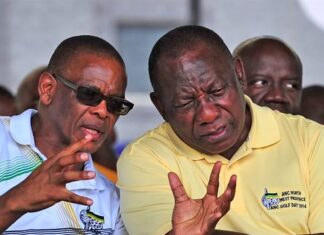 ace magashule and cyril ramaphosa
