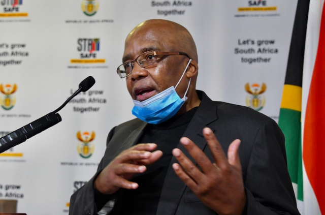 arron south africa minister Minister of Home Affairs, Dr Aaron Motsoaledi