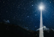 Christmas Star of Bethlehem Jupiter and Saturn