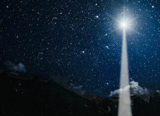 Christmas Star of Bethlehem Jupiter and Saturn