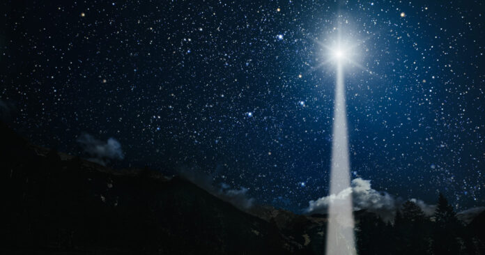 Christmas Star of Bethlehem Jupiter and Saturn