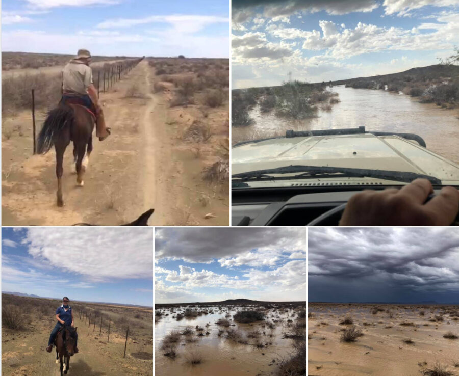 karoo rain rainfall before and after eastern cape