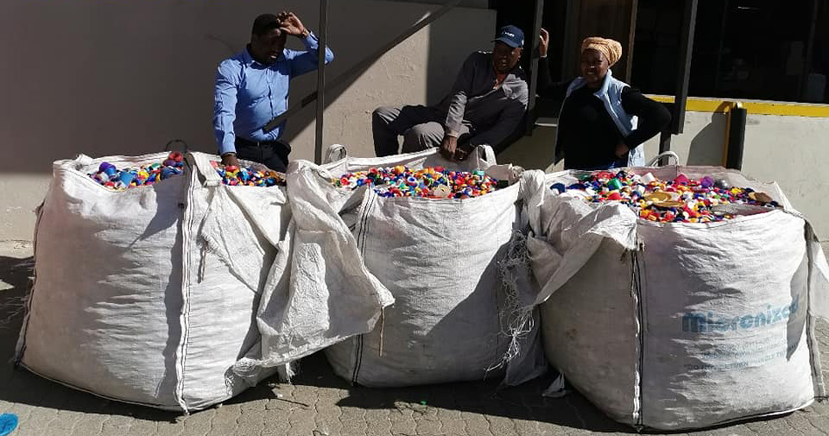 Plastic Bottle Top Collectors Help Provide Wheelchairs to SA Community