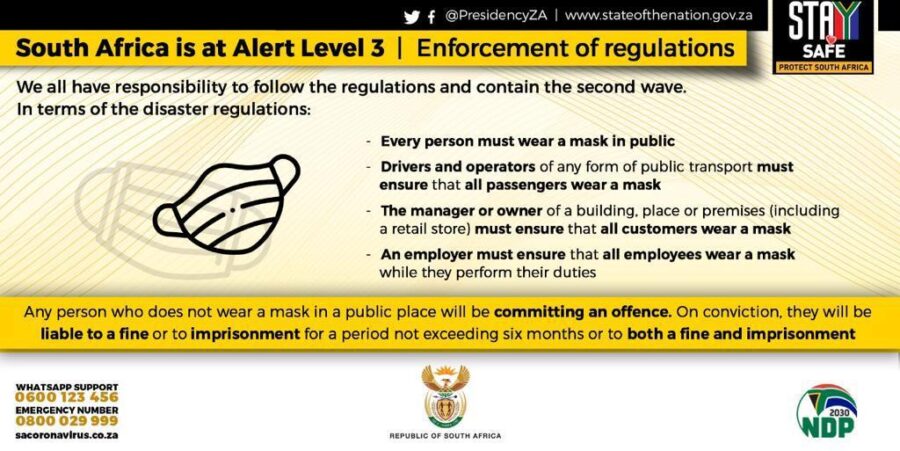 south africa alert level 3