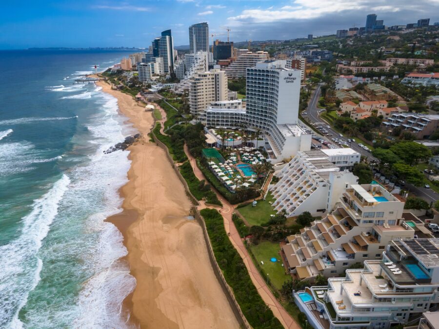 empty beach Umhlanga, Durban