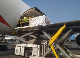 vaccine shipment for south africa from india