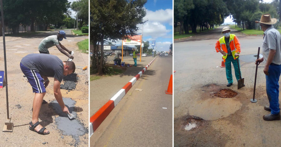 Delmas-Dorp-fixing-potholes