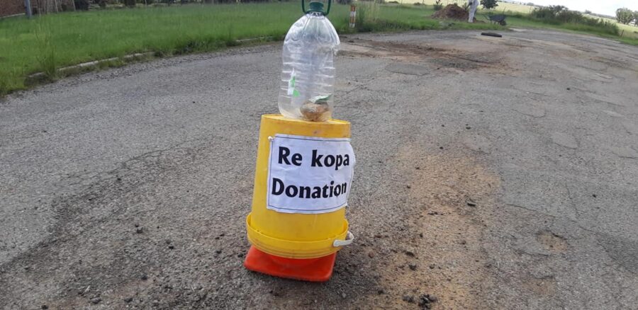 donation for Senekal unemployed men