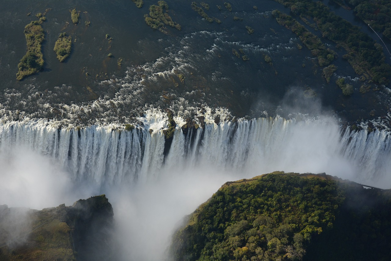 Victoria Falls aerial