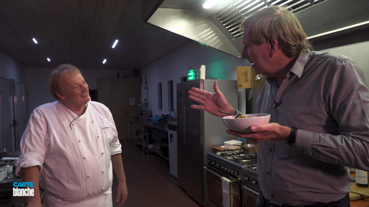 Derek Watts eating truffles South Africa
