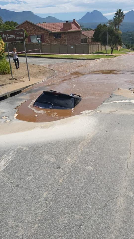sink hole George South Africa