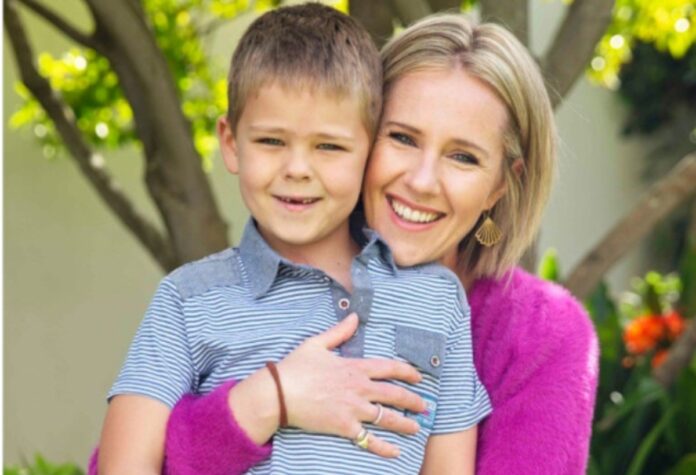 Simone Blanckenberg of Cape Town with her 6-year-old son Landmark lymphoedema procedure restores mother’s quality of life