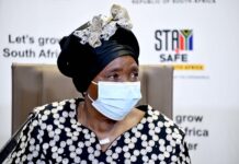 South Africa's National State of Disaster has been extended until 15 May 2021. Photo of Dr Nkosazana Dlamini-Zuma