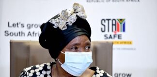 South Africa's National State of Disaster has been extended until 15 May 2021. Photo of Dr Nkosazana Dlamini-Zuma