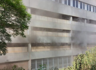 Fire at Charlotte Maxeke Johannesburg Hospital, South Africa