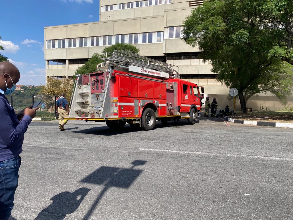Fire at Charlotte Maxeke Johannesburg Hospital, South Africa
