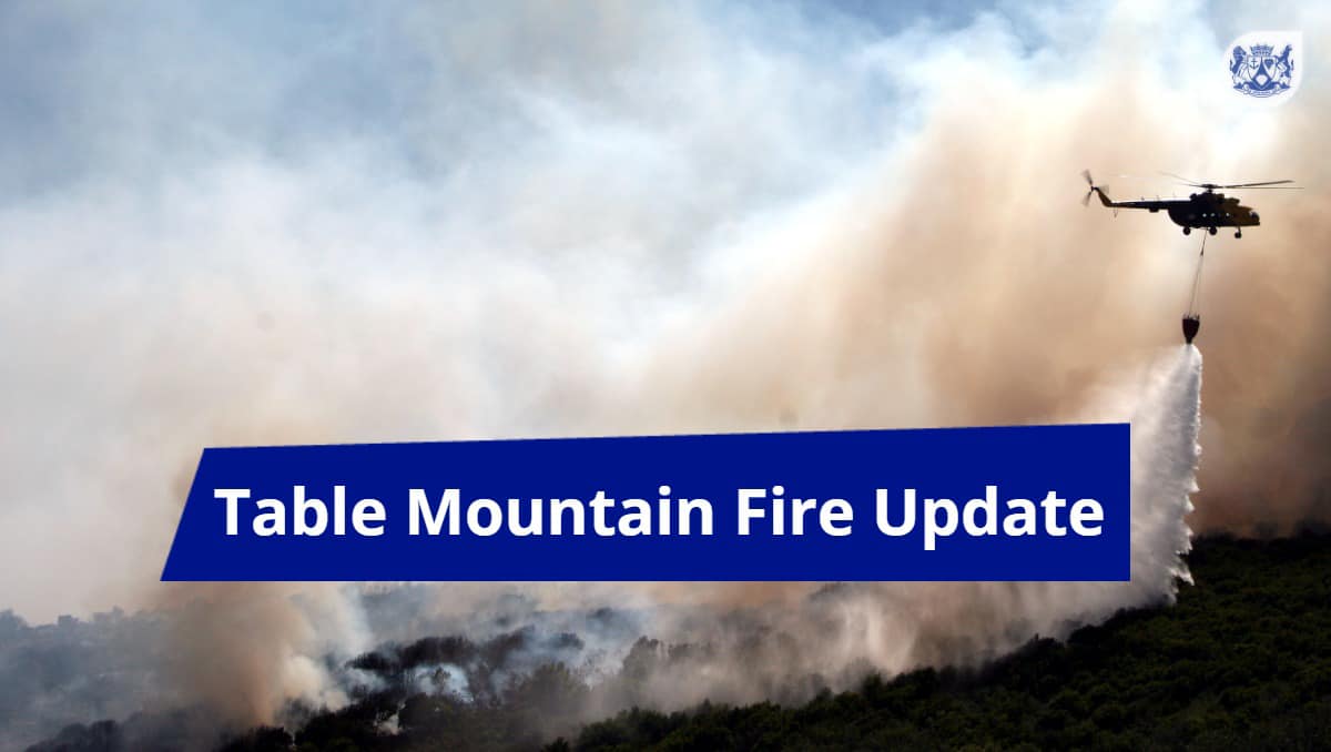 Cape Town fire update Table Mountain