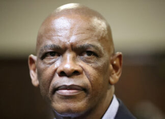Ace Magashule, the suspended secretary general of South Africa's ruling African National Congress. REUTERS/Siphiwe Sibeko