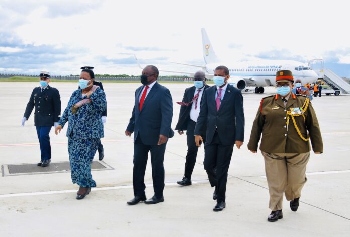 President Ramaphosa France Africa 3 Summit President Cyril Ramaphosa arrives at the Orly International Airport in France. Photo: GCIS