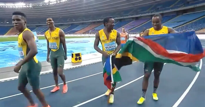 South-African-wins-World-Relay WATCH South Africa's Nail-Biting WIN at World Relay Championships