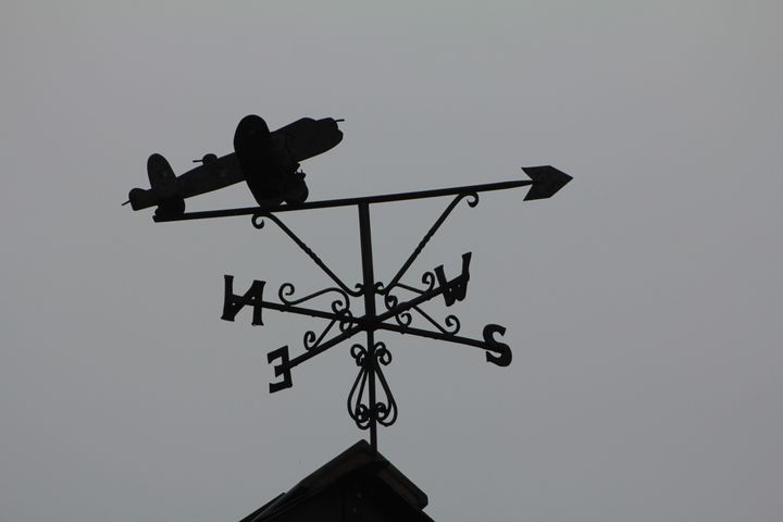 Denis Charles James McKendry Lancaster bomber weathervane