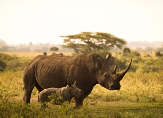 Rhino in Kruger