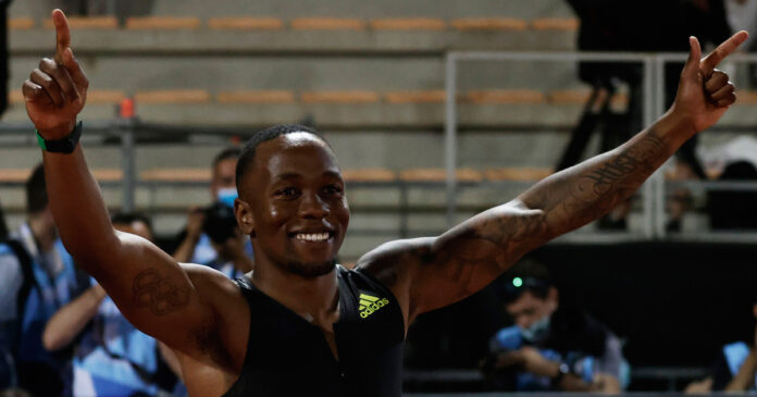 Akini Simbine wins Diamond League 100m Akini Simbine wins Diamond League 100m
