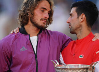 Djokovic makes history Tsitsipas French Open