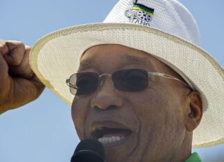 Jacob Zuma in 2015 when he was South African president and president of the ruling African National Congress.