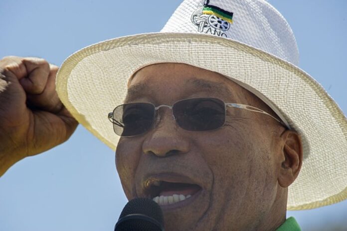 Jacob Zuma in 2015 when he was South African president and president of the ruling African National Congress.