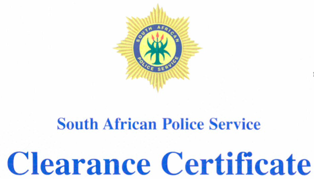 South African police clearance