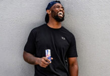 Siya Kolisi poses for a portrait in Cape Town, South Africa on February 7, 2021 // Craig Kolesky/Red Bull Photo credit: Red Bull Content Pool