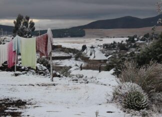 Light snow in southern Africa. Photos supplied.