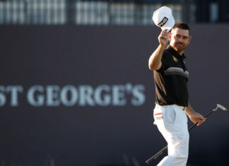 Golf - The 149th Open Championship - Royal St George's, Sandwich, Britain - July 16, 2021 South Africa's Louis Oosthuizen during the second round REUTERS/Paul Childs
