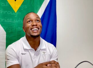 Akani Simbine Photo: Raymond Herbst