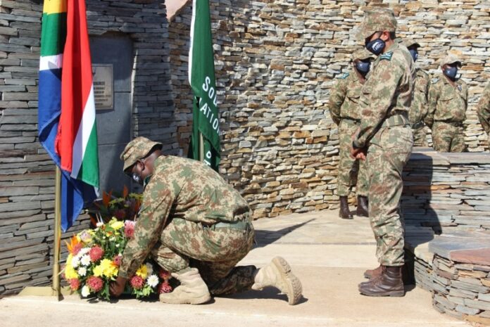 PHOTO 2.3. WREATH LAYING CEREMONY-- tribute fallen rangers SANPARKS
