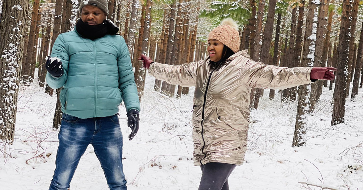 PHOTOS Snow Blankets Parts of South Africa on RecordBreaking Coldest