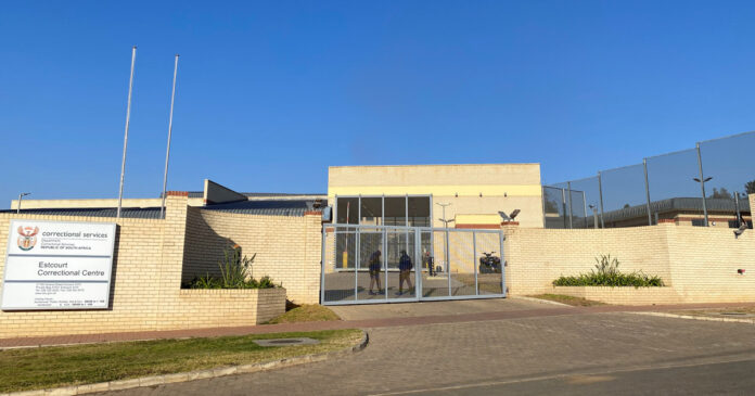 Zuma-Estcourt-prison-2021-07-08T070802Z_412425733_RC26GO943GQM_RTRMADP_3_SAFRICA-ZUMA-th A general view of Estcourt Correctional Centre, where South Africa's former president Jacob Zuma is being held after he turned himself in to begin a 15-month sentence for contempt of court, in Estcourt, South Africa, July 8, 2021. REUTERS/Siyabonga Sishi