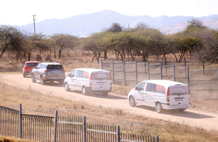 The body of Michael Zuma, brother of former South African president Jacob Zuma who has been granted compassionate leave for one day to attend the funeral, arrives in Nkandla The body of Michael Zuma, brother of former South African president Jacob Zuma who has been granted compassionate leave for one day to attend the funeral, arrives in Nkandla