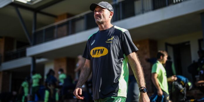 sa 210706-jacques-nienaber-springboks-training Lions vs Bulls match on hold due to COVID-cases