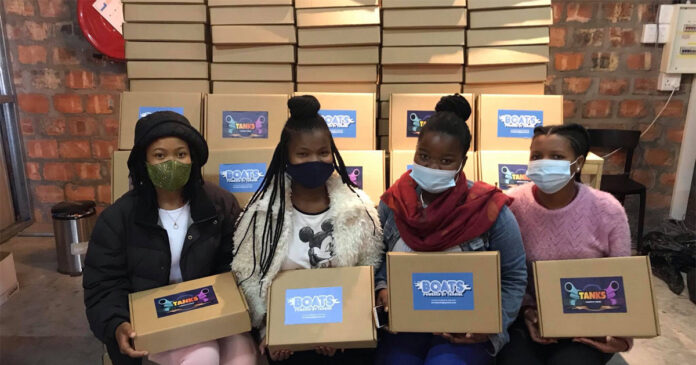 students-kits-Nelson-mandela-University Unplugged coding project