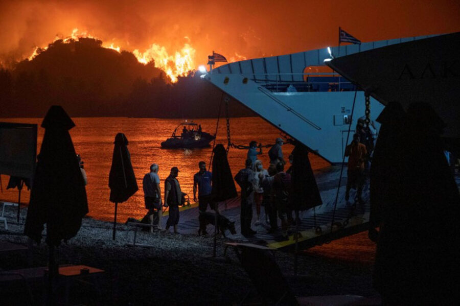 Greece wildfires August 2021